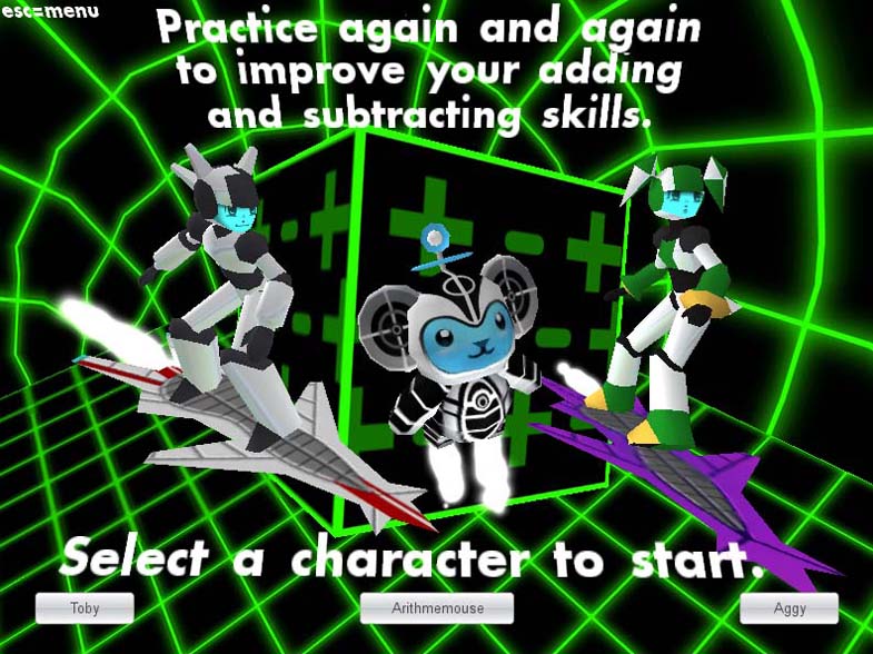 Arithmemouse Addition Subtraction Game 1